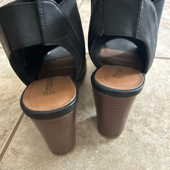 Maurice's open toe slip on booties - Picture 7 of 9